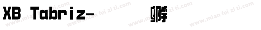 XB Tabriz字体转换